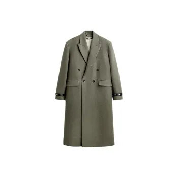 Nanushka X ZARA Nanushka Collaboration Coats Men Light Green