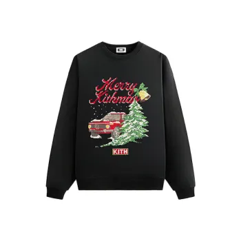 KITH KITHmas Needlepoint Nelson Crewneck