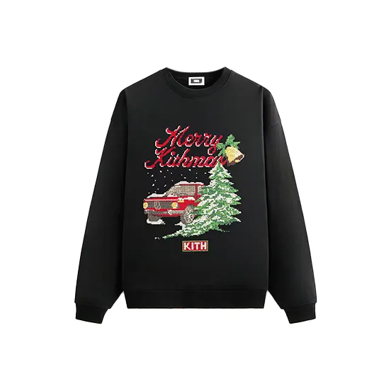 KITH KITHmas Needlepoint Nelson Crewneck-0