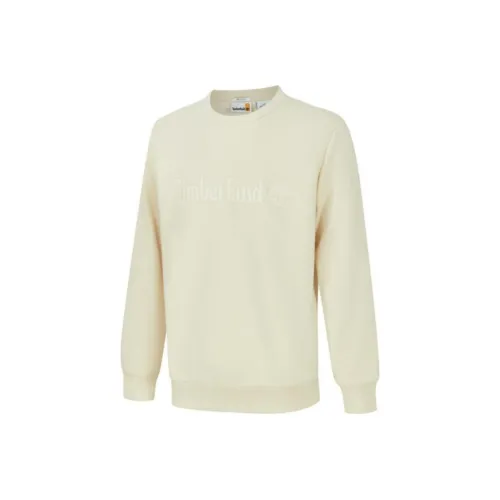 Timberland AF Embroidery Tonal Front Sweatshirt Men's Beige Yellow