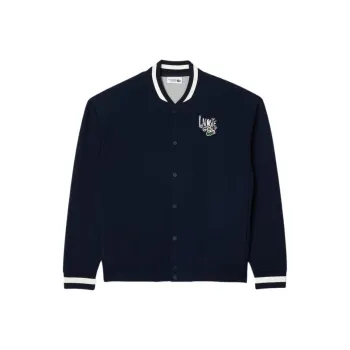 LACOSTE Baseball Jacket Men's Marine Blue