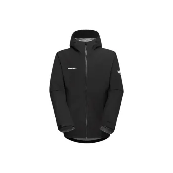 MAMMUT Outdoor Hiking Water Resistant Windproof Breathable Windbreaker Jacket Men's Black