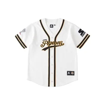 Staple X STARTER Baseball Jerseys Unisex Birch White