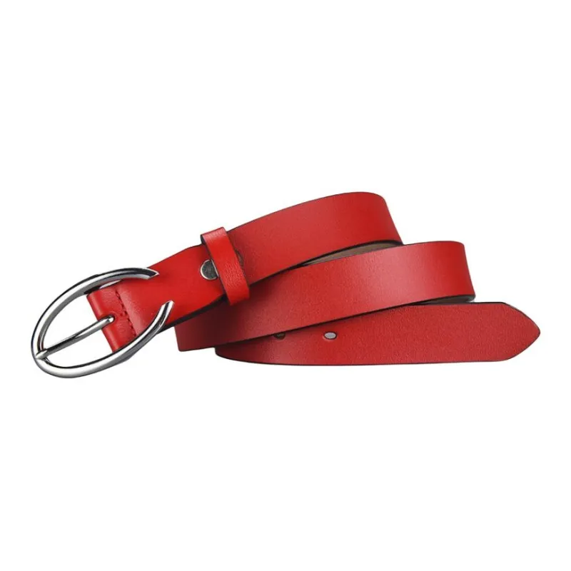 JEANSWEST Cow Split Leather Belts Women's 3.0CM-2