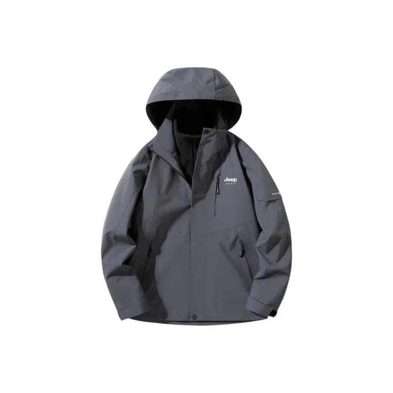 JEEP SPIRIT Windproof, Water Repellent, And Rainproof Windbreaker Jacket Unisex-0