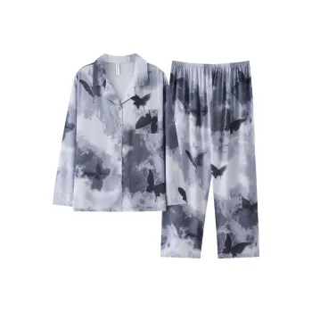 FENTENGCARE Pajama Set Women's Navy Blue