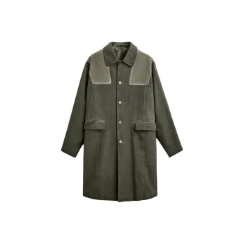 ZARA Coats Men Green