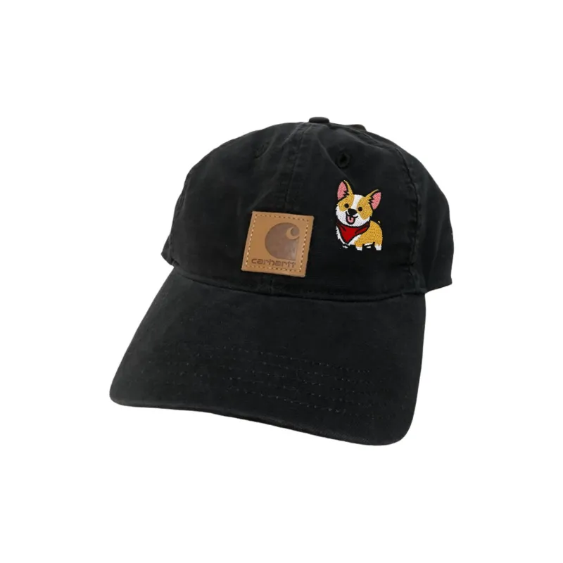 Carhartt Cotton Baseball Caps Unisex Black-1