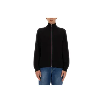 PS By Paul Smith Fine Knit Zip Cardigan