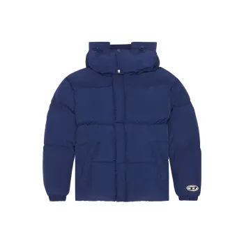DIESEL Puffer Jacket Men's Blue