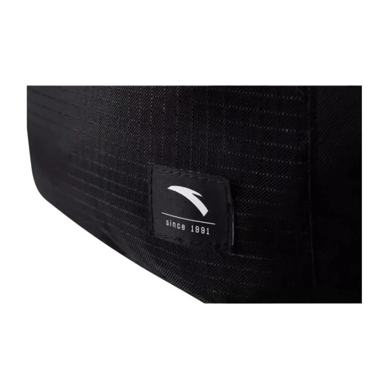 Anta Variety Training Collection Fabric One Shoulder Crossbody Fanny Pack Unisex Black-7