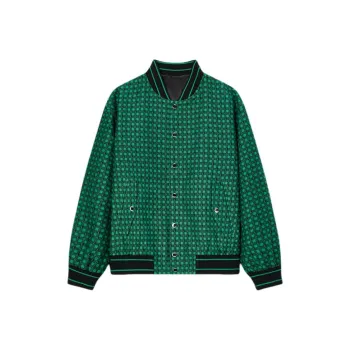 DILLO Baseball Jacket Men's Emerald Green