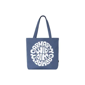 Carhartt WIP Cotton Tote Bag, Shopping Bag, Shoulder Bag Unisex Blue