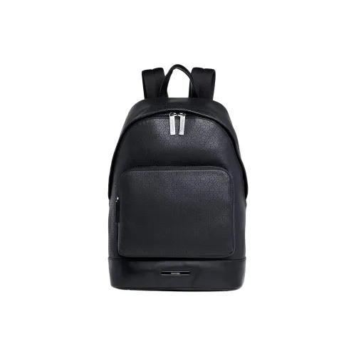 calvin boot KLEIN Polyester Backpack Men's Pure Black