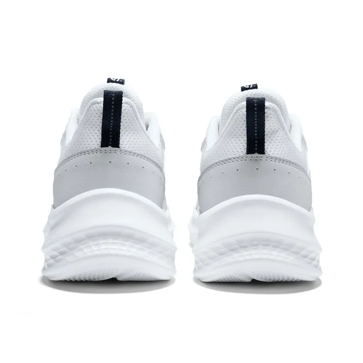 361° Cushioning, Breathable, Lightweight Low Top Casual Running Shoes Men's Feather White Photon Gray-5