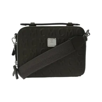 MCM Aren Leather Handbag Shoulder Bag Crossbody Bag Small Size Men's Sea Turtle Green