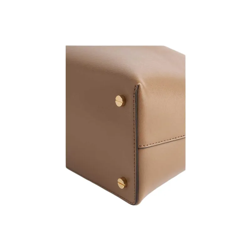 TOTEME T Lock Leather Top Handle Bag-4