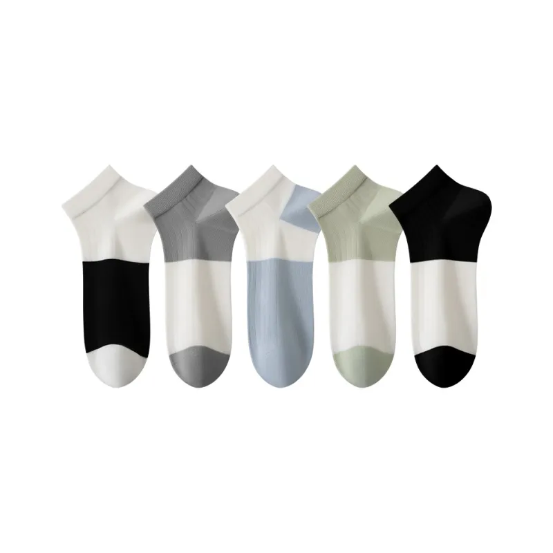 Caramella No Show Socks Men's 5 Pack-0