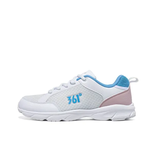 361° Cushioning, Breathable, Lightweight Low Top Casual running instagram Shoes Women's 361 Degrees White Calm Blue