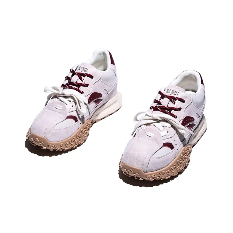 Junjali Slip Resistant, Abrasion Resistant, Lightweight, Height Increasing Low Top Casual Shoes Women's-5