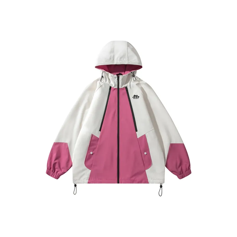 JEEP SPIRIT Windproof, Breathable, Abrasion Resistant, Thermal, Water Repellent, Rainproof Windbreaker Jacket Unisex-4