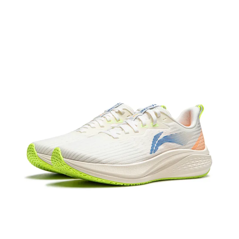 LiNing Red Hare 7 Cushioning Abrasion Resistant Lightweight Low Top Training Racing Running Shoes Women's Ecru-2