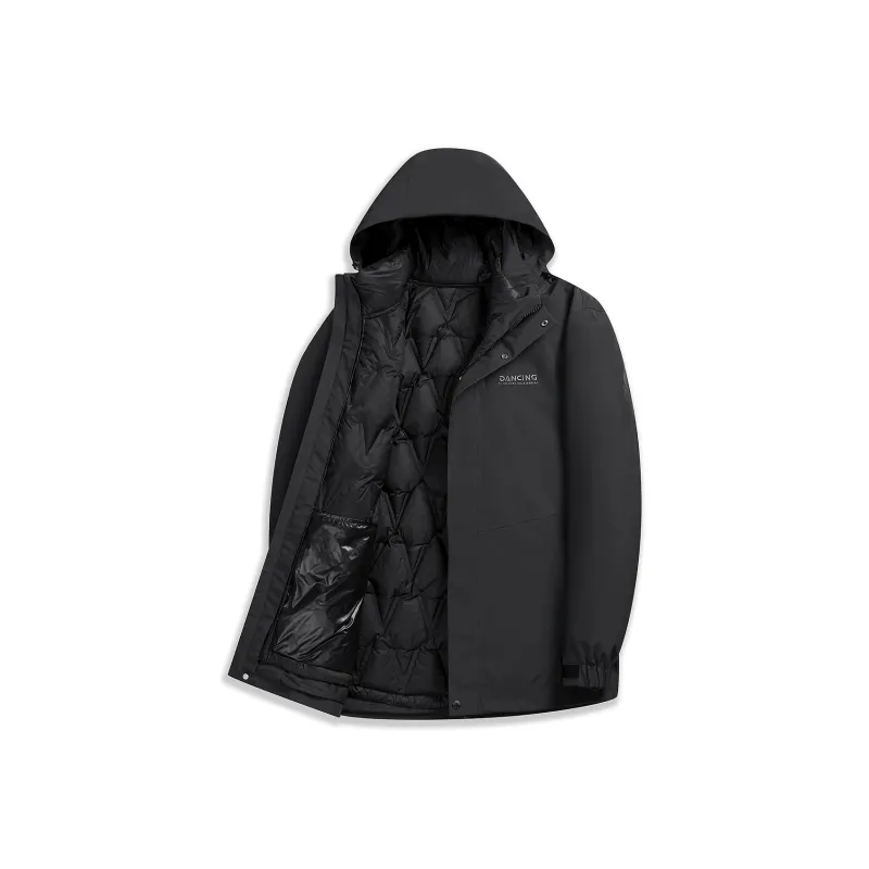 Dance with wolves Windbreaker Jackets Men Black-0