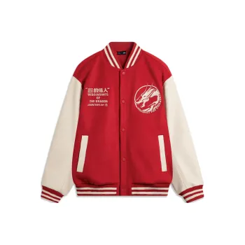 LiNing Baseball Jacket Unisex Agate Red