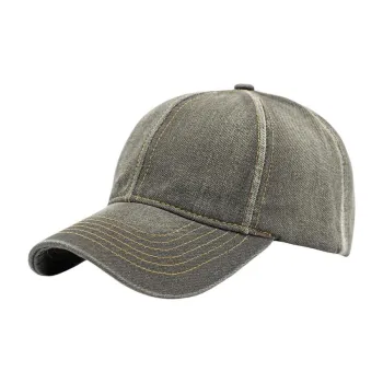 NOMK Denim Baseball Caps Unisex Gray/Black/Dark Blue/Light Blue/Yellow Blue