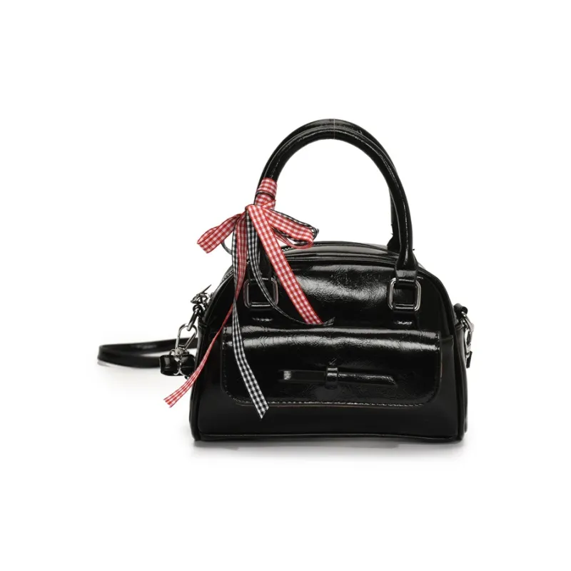 Yalu PU Shoulder Bag, Crossbody Bag, Handbag Regular Women's Ecru/Red/Pink/Silver/Black-29