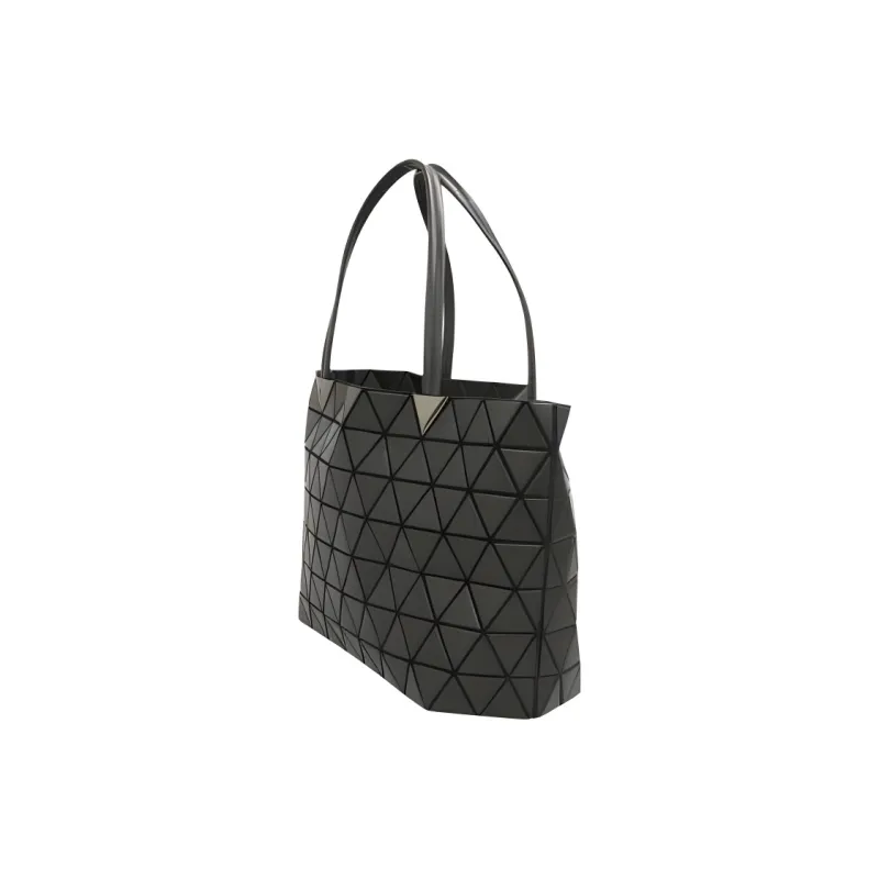 ISSEY MIYAKE Bateau Matte Artificial Leather Tote Bag, Shopping Bag, Shoulder Bag, Handbag Women's Matte Black-1