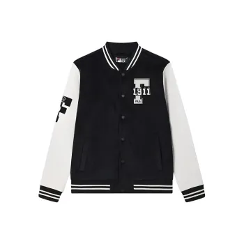 FILA FW24 Baseball Jacket Men's Jet Black