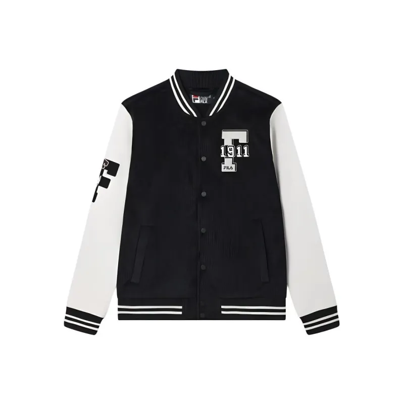 FILA FW24 Baseball Jacket Men's Jet Black-0
