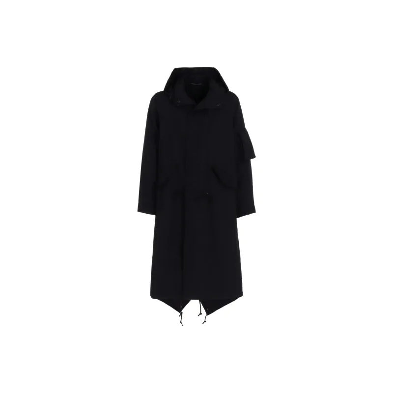 Yohji Yamamoto Drawstring Coat-0
