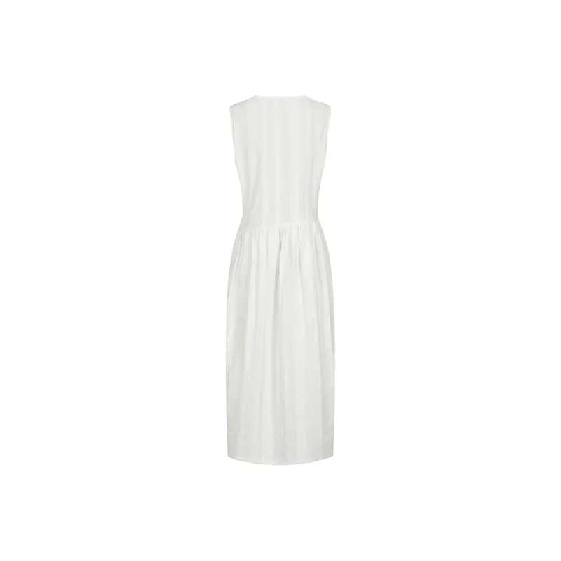 JZ. ANNAKRO Sleeveless Dress Women's Raw White-1