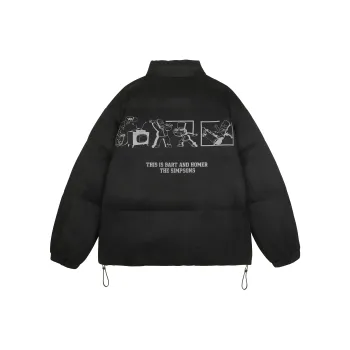 The Simpsons Puffer Jacket Unisex