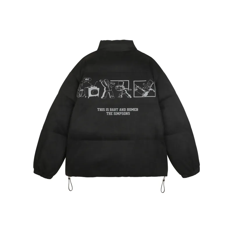 The Simpsons Puffer Jacket Unisex-0