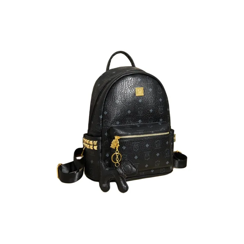 Gerlanx PU Backpack Medium Size Women's Brown/Pink/White/Black-12