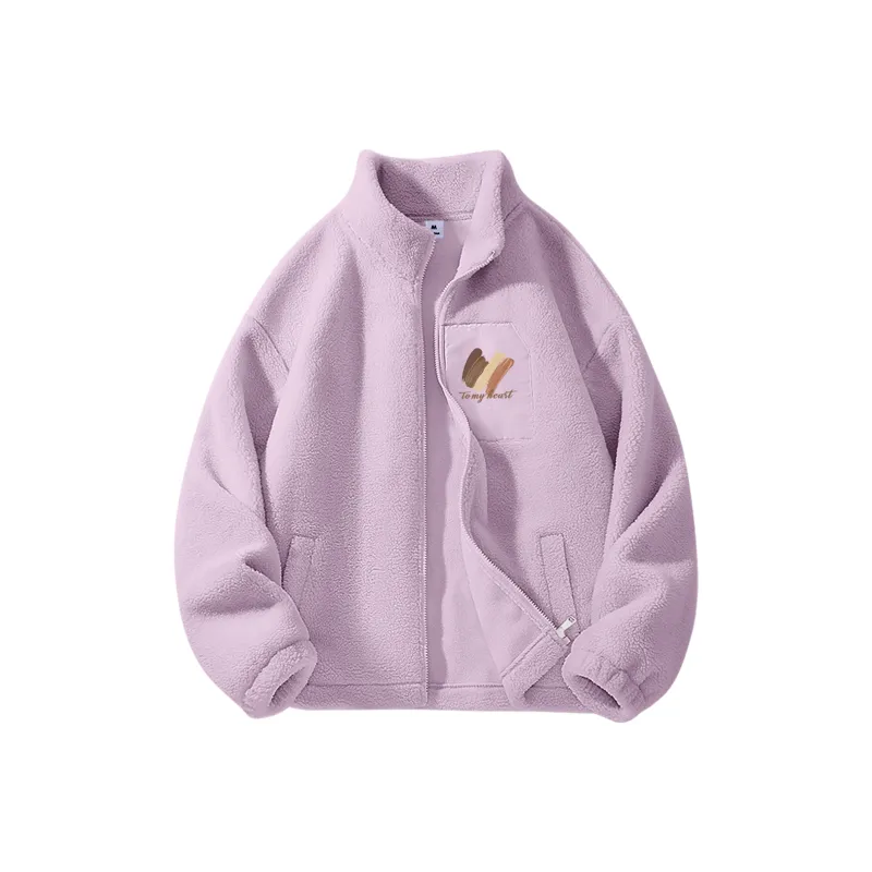 Cotton Velvet feel Coat Unisex Beige-7
