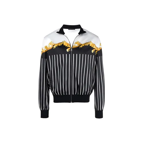 VERSACE Jackets Coats Men's Black