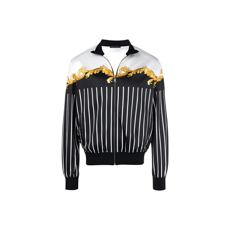 VERSACE Jackets Coats Men's Black-0