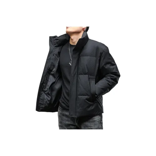 Seasonal Words Down Jacket Men's Black