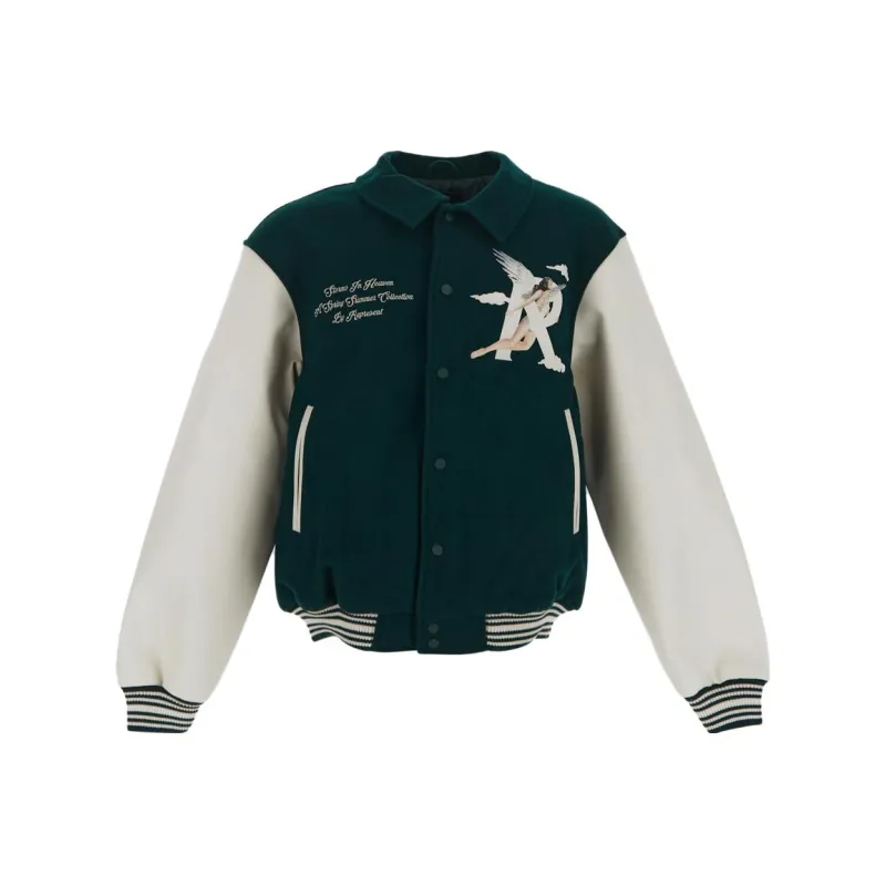 REPRESENT Baseball Jerseys Men Green-0