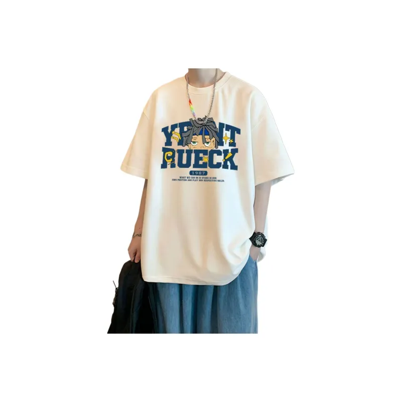 TESTUNG Fashion Minimalist Style T Shirt Unisex-0