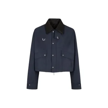 FENDI Ff Ring Waxed Jacket