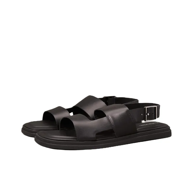 CALVIN KLEIN One Strap Sandals Men's Black-2