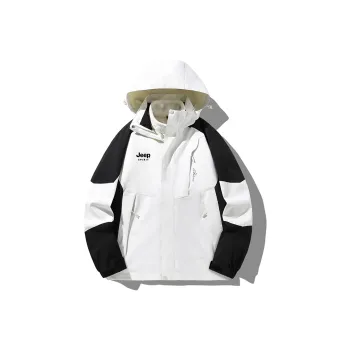 JEEP SPIRIT Jackets Coats Unisex Panda Black