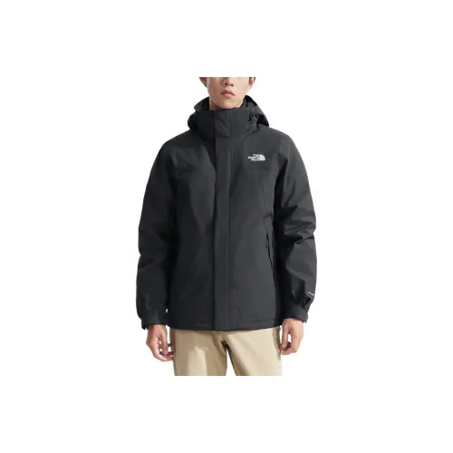 THE NORTH FACE City Outdoor Collection Hiking Waterproof And Windproof To Keep Warm Windbreaker Jacket Men's Gray