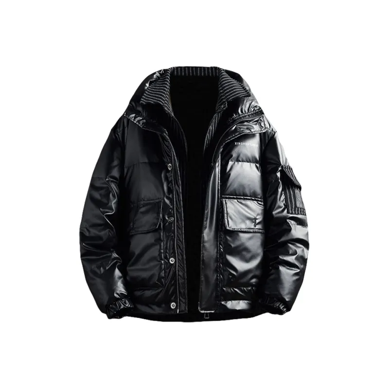FRQ Puffer Jackets Unisex Black-0