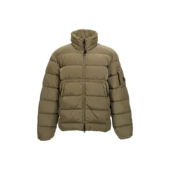 C.P.Company Lens Detailed Zipped Down Jacket
